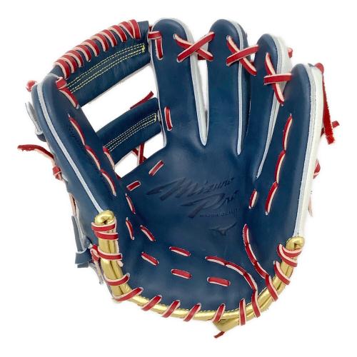 MIZUNO (ミズノ) MIZUNO PRO 軟式グローブ ホワイト×ネイビー
