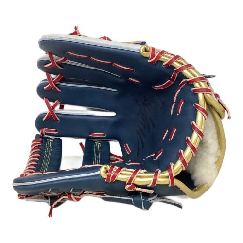 MIZUNO (ミズノ) MIZUNO PRO 軟式グローブ ホワイト×ネイビー