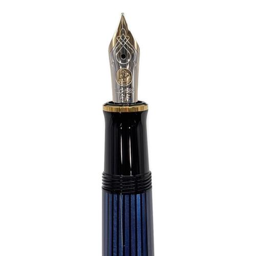 Pelikan (ペリカン) 万年筆 M 400 BLUE STRIPE ブルー スーベレーン ペン先EF 14C-585