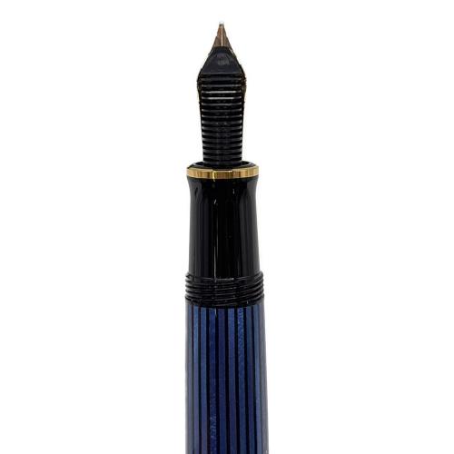 Pelikan (ペリカン) 万年筆 M 400 BLUE STRIPE ブルー スーベレーン ペン先EF 14C-585