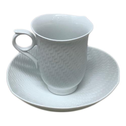 Meissen (マイセン) カップ&ソーサー 波の戯れホワイト
