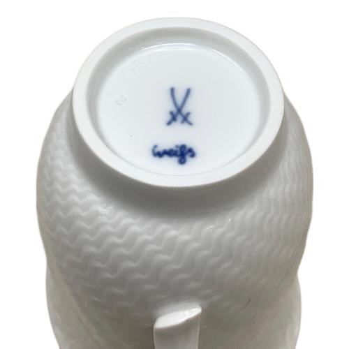 Meissen (マイセン) カップ&ソーサー 波の戯れホワイト