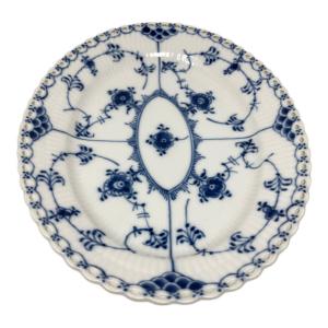 ROYAL COPENHAGEN (ロイヤル・コペンハーゲン) オーバルディッシュ 25cm ブルーフルーテッド・フルレース