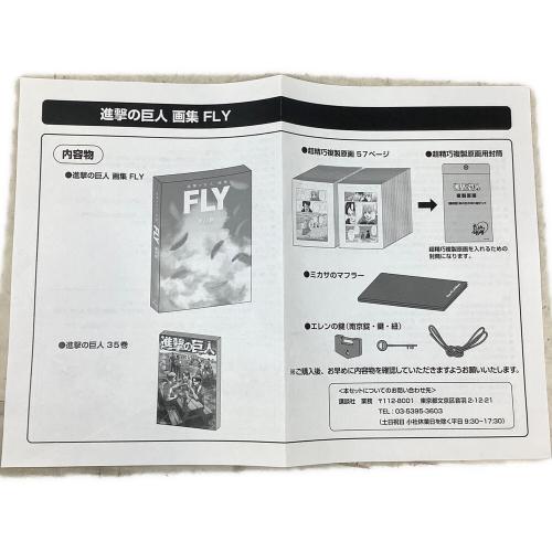 講談社 (コウダンシャ) 進撃の巨人 画集 FLY