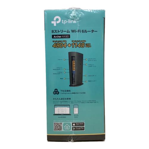 TP-LINK (ティーピーリンク) ルーター AX80
