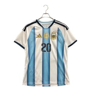 adidas (アディダス) サッカーユニフォーム アルゼンチン代表 メンズ SIZE L ブルー×ホワイト