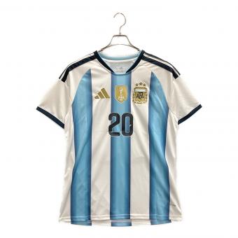 adidas (アディダス) サッカーユニフォーム アルゼンチン代表 メンズ SIZE L ブルー×ホワイト