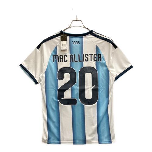 adidas (アディダス) サッカーユニフォーム アルゼンチン代表 メンズ SIZE L ブルー×ホワイト