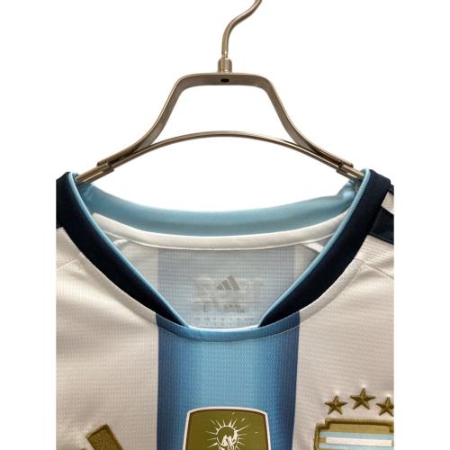 adidas (アディダス) サッカーユニフォーム アルゼンチン代表 メンズ SIZE L ブルー×ホワイト