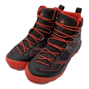 MAMMUT (マムート) Ｄucan High GTX トレッキングシューズ 3030-03470 メンズ SIZE 26cm ブラック×レッド