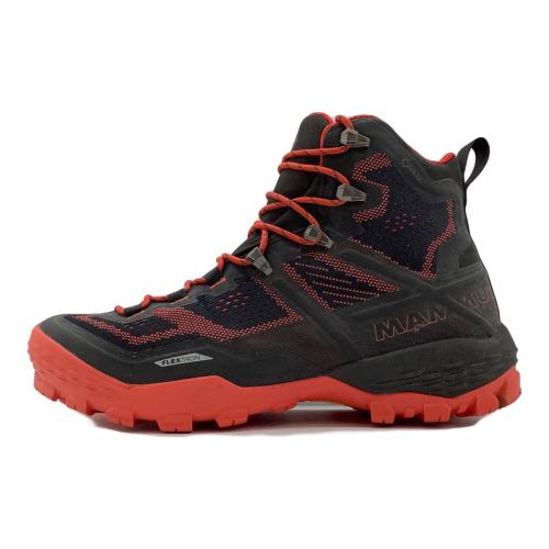 MAMMUT (マムート) Ｄucan High GTX トレッキングシューズ 3030-03470 メンズ SIZE 26cm ブラック×レッド