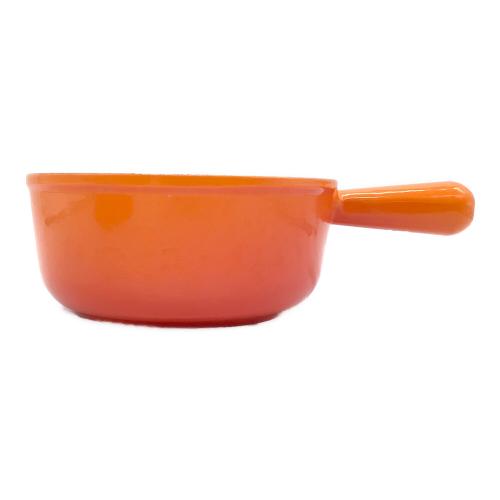 LE CREUSET (ルクルーゼ) ソースパン SIZE 18 オレンジ