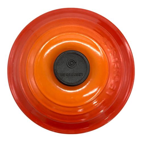 LE CREUSET (ルクルーゼ) ソースパン SIZE 18 オレンジ