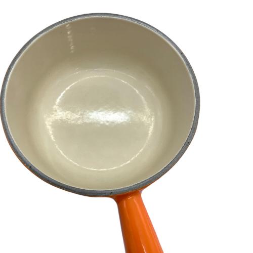 LE CREUSET (ルクルーゼ) ソースパン SIZE 18 オレンジ