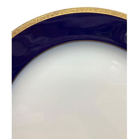 大倉陶園 (オオクラトウエン) 大皿 瑠璃片葉金蝕