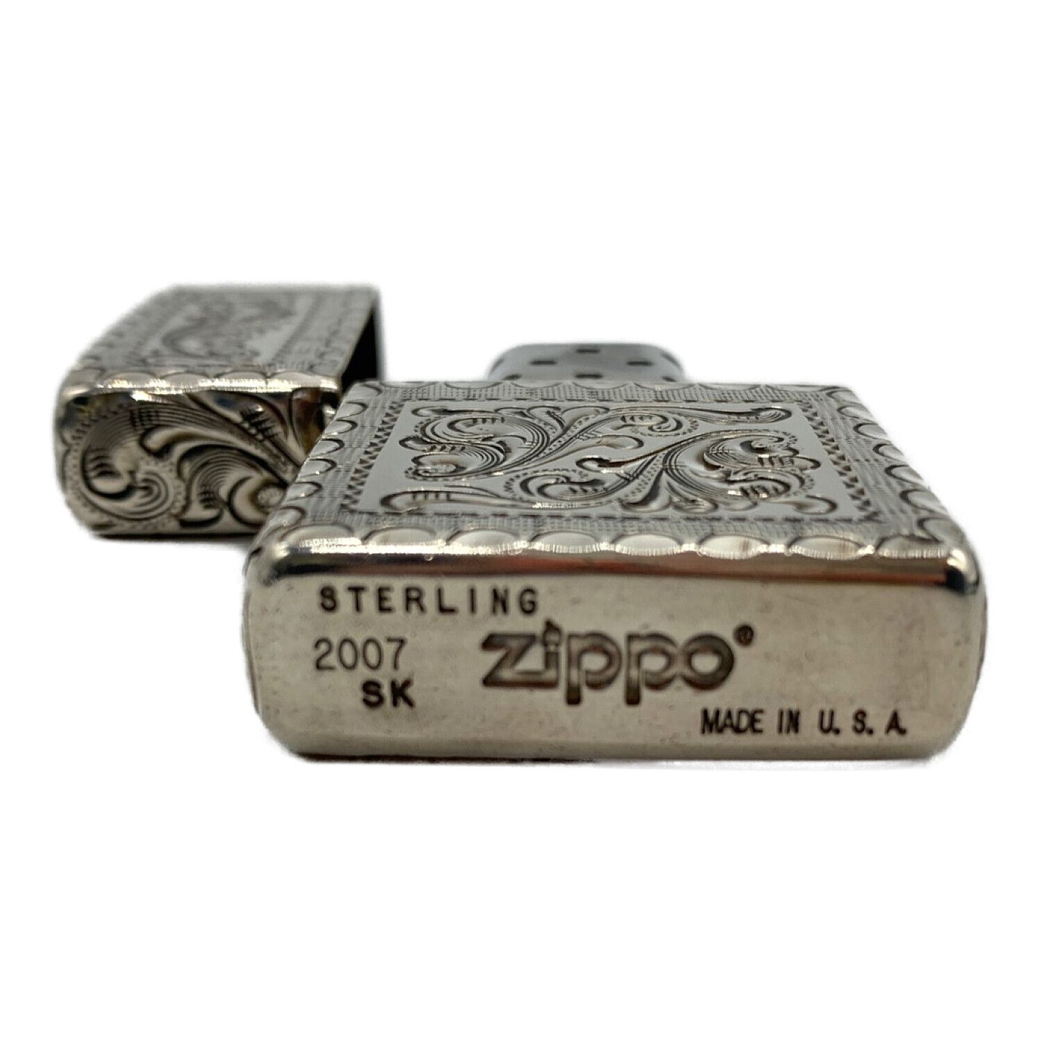 ZIPPO (ジッポ) ZIPPO STERLING 5面彫刻 2007｜トレファクONLINE