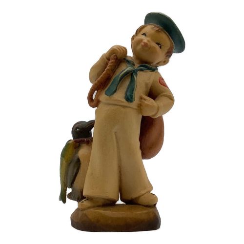ANRI 木彫り人形 男女 3セット アンリ フィギュア フィギュリン 返品可
