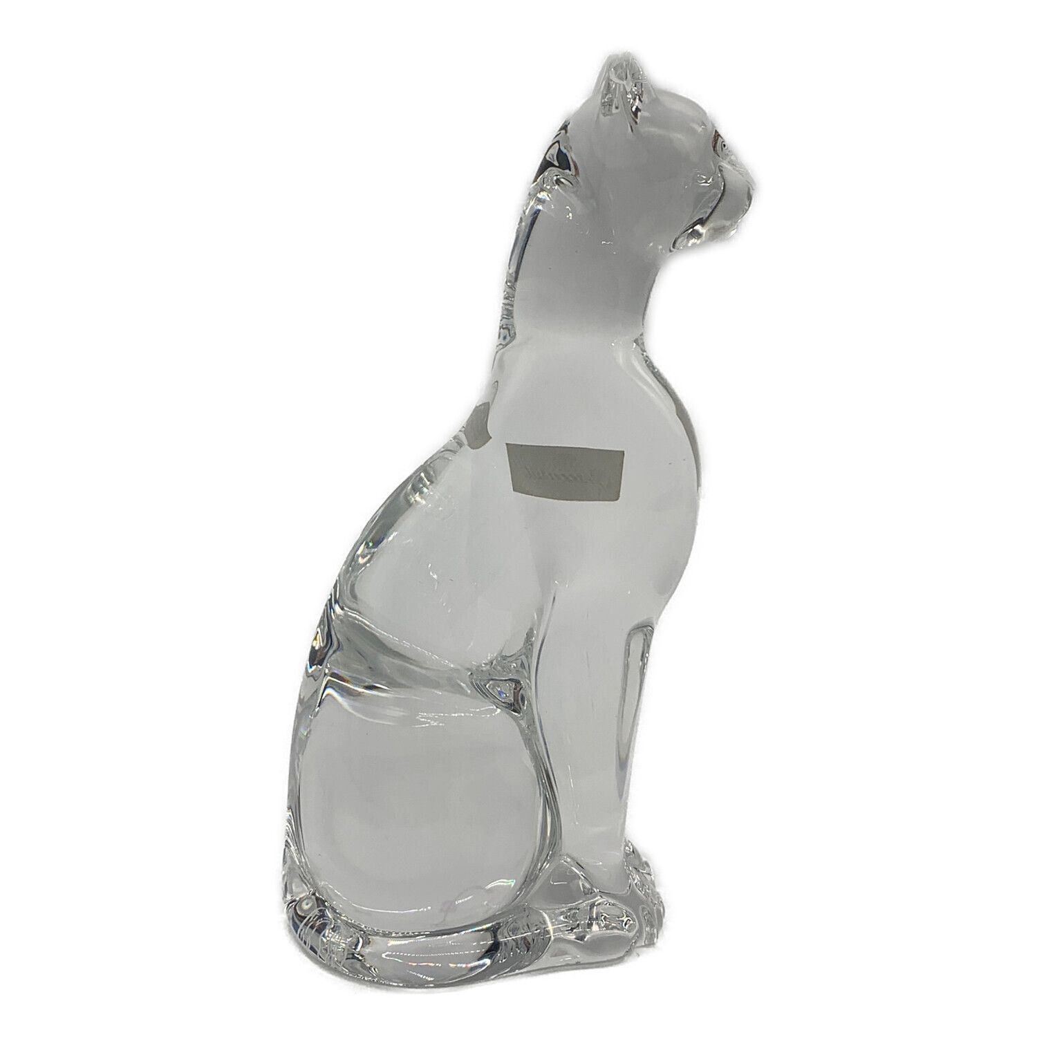 ☆ 極上バカラ エジプシャンキャット 猫 オブジェ 置物 Baccarat Glass 