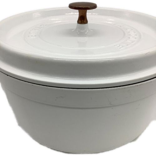 人気新品 ストウブ ホーロー ココットラウンド IH 26cm staub 26cm ...