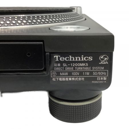 Technics (テクニクス) ターンテーブル SL-1200MK5 通電確認のみ