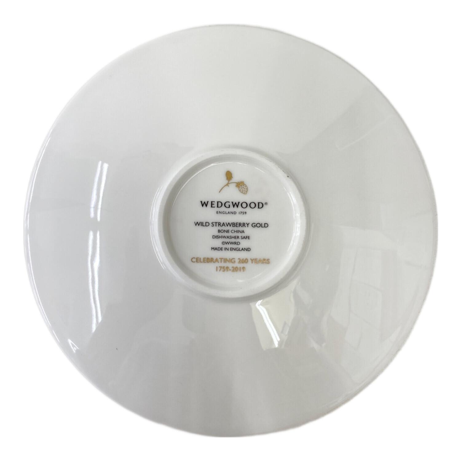 Sunday様用ウェッジウッド260周年記念特別ワイルドストロベリーゴールド Wedgwood (ウェッジウッド) カップ&ソーサー 創業260周年記念 ワイルド