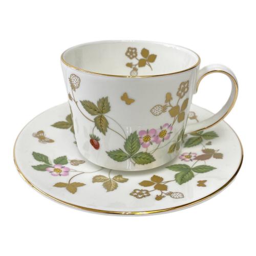 Wedgwood (ウェッジウッド) カップ&ソーサー 創業260周年記念 ワイルドストロベリーゴールド