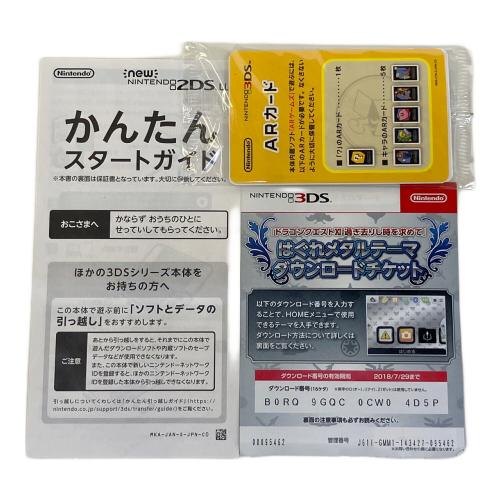 Nintendo (ニンテンドー) New 2DS LL ドラゴンクエスト はぐれメタルエディション キズ・画面ヤケ有 36 @ JAN-001 ■