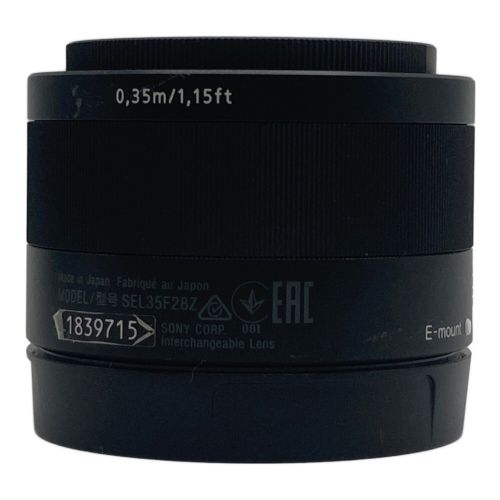 SONY (ソニー) 単焦点レンズ Sonnar T* FE  SEL35F28Z 35mm F2.8 α Eマウント系 -