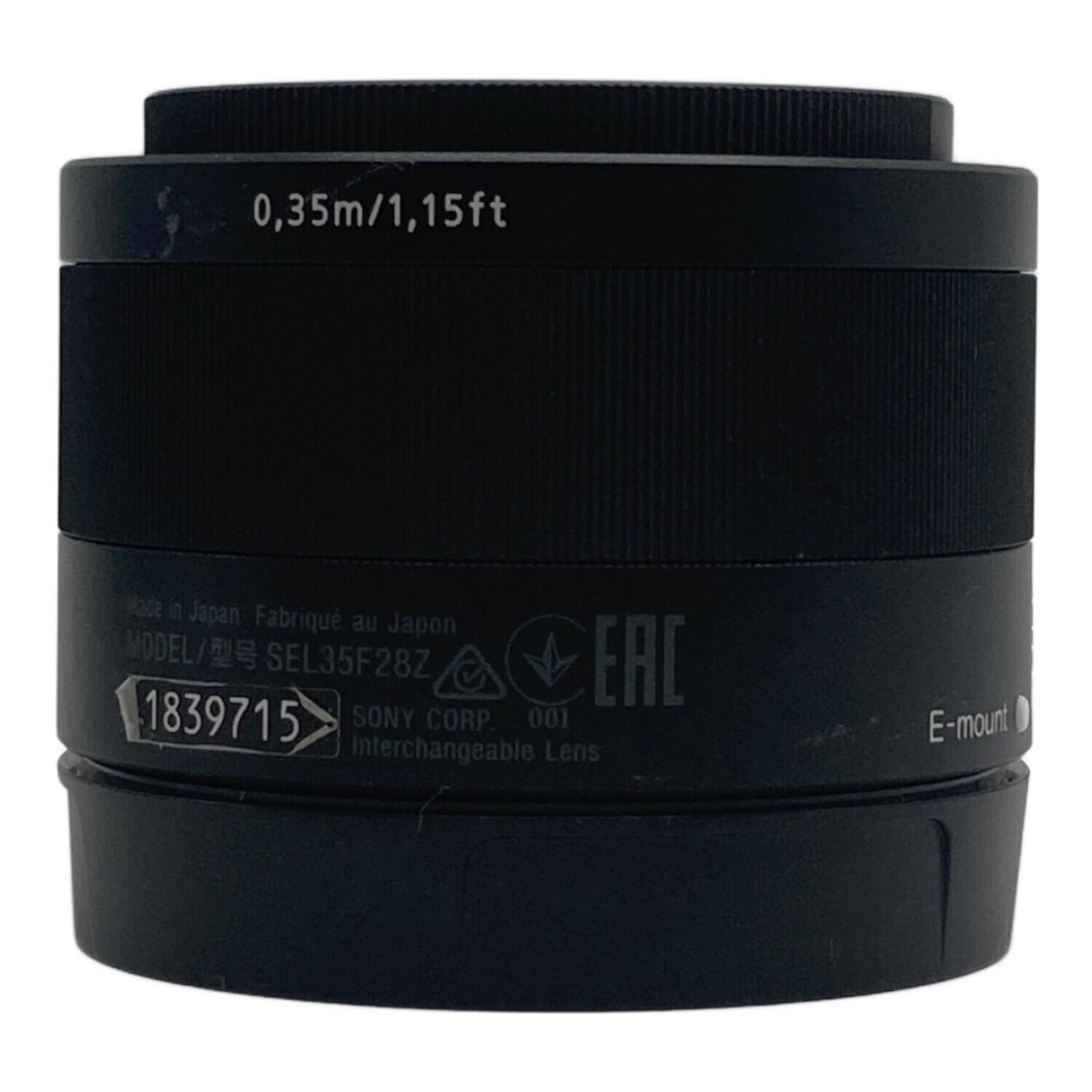 SONY (ソニー) 単焦点レンズ Sonnar T* FE SEL35F28Z 35mm F2.8 α E