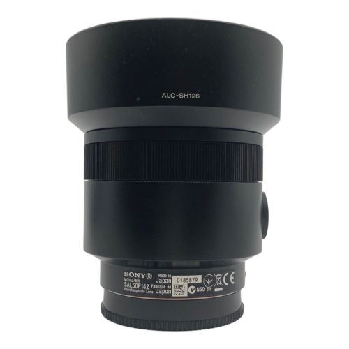 SONY (ソニー) 単焦点レンズ Planar T*  SAL50F14Z 50mm F1.4 α Aマウント系 -