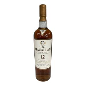 マッカラン (MACALLAN) シェリーオーク スコッチウィスキー 12年 旧ボトル 700ml