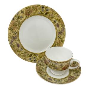 Wedgwood (ウェッジウッド) カップ&ソーサー ヨゴレ有 FLORAL TAPESTRY トリオ