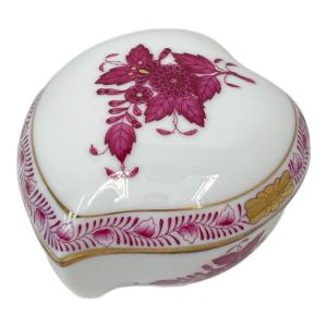 Herend (ヘレンド) ハート型ボンボン入れ 2999 アポニーピンク