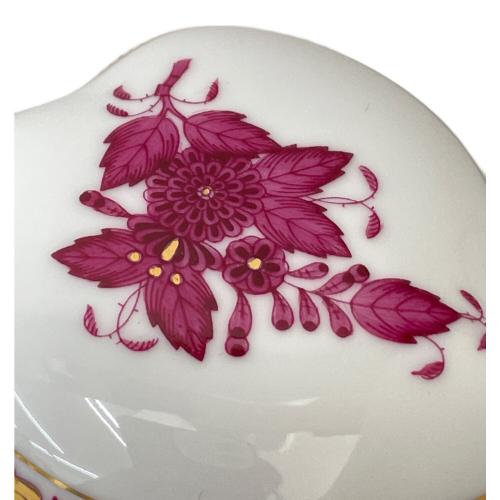 Herend (ヘレンド) ハート型ボンボン入れ 2999 アポニーピンク