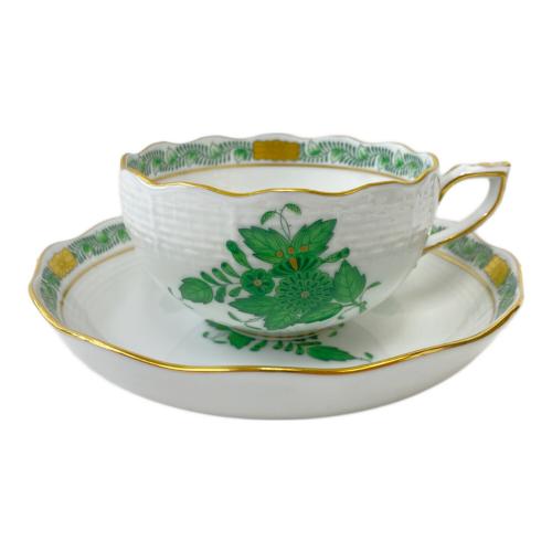 Herend (ヘレンド) カップ&ソーサー 727 アポニーグリーン