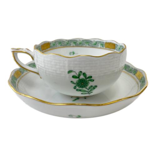 Herend (ヘレンド) カップ&ソーサー 727 アポニーグリーン