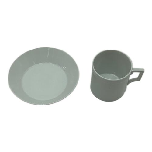 Meissen (マイセン) カップ&ソーサー 35571/55875 剣マークあ マイセンホワイト ベルリンシェイプ 2Pセット