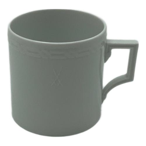 Meissen (マイセン) カップ&ソーサー 35571/55875 剣マークあ マイセンホワイト ベルリンシェイプ 2Pセット