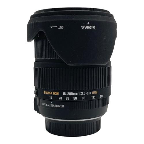 SIGMA (シグマ) レンズ 18-200㎜ 1：3.5-6.3 -