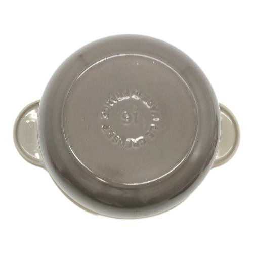 LE CREUSET (ルクルーゼ) ココット・エブリィ 18 18cm フリント