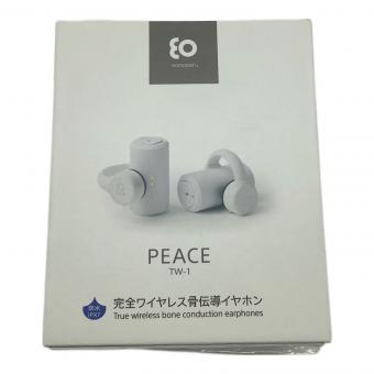 PEACE (ピース) 骨伝導イヤホン ホワイト TW-1