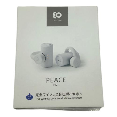 PEACE (ピース) 骨伝導イヤホン ホワイト TW-1