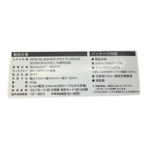 ASAHI GOLF (アサヒゴルフ) ゴルフGPSナビ ブラック ケーブル・箱付 Watch6 EV-236BK