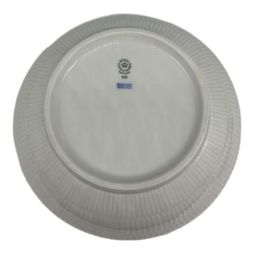 ROYAL COPENHAGEN (ロイヤル・コペンハーゲン) ボウル 24cm ホワイトフルーテッド・ハーフレース