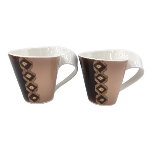 Villeroy&Boch (ビレロイアンドボッホ) カップ&ソーサー New Wave Caffe Amboseli 2Pセット