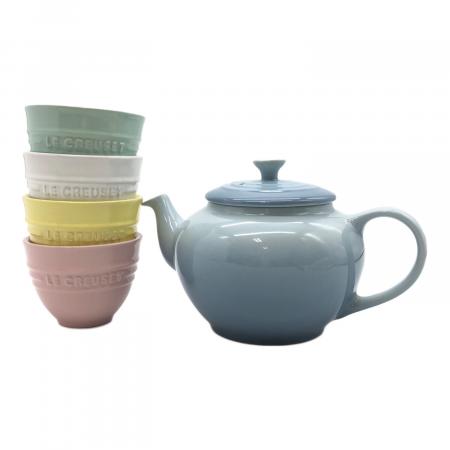 LE CREUSET (ルクルーゼ) ティーセット 910603-00 ポット1・カップ4