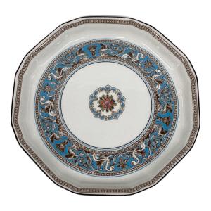Wedgwood (ウェッジウッド) オクタゴナルディッシュ フロレンティーン・ターコイズ