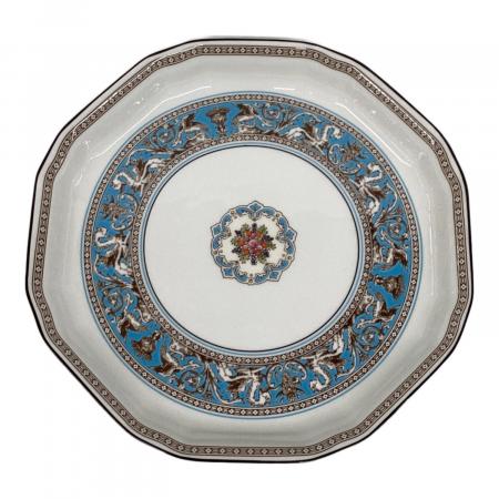 ウェッジウッド フロレンティーン　ターコイズオクタゴナルディッシュ3枚 Wedgwood (ウェッジウッド) オクタゴナルディッシュ フロレンティーン