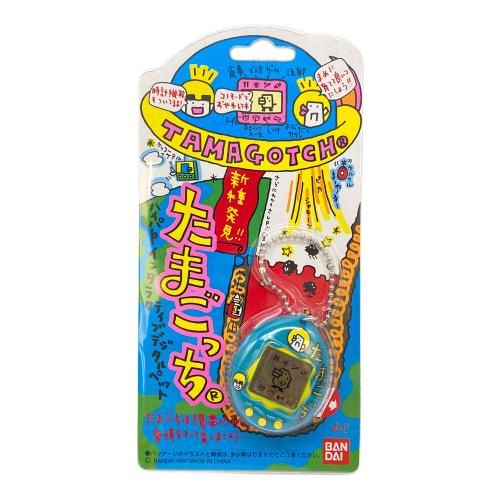 BANDAI (バンダイ) 新種発見!! たまごっち(ブルー×ロゴ) 未使用品