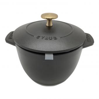 Staub (ストウブ) ココット デ ゴハン ブラック 16cm 40509-655